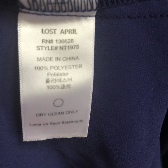 Anthropologie Lost April Chiffon Blouse - Picture 8 of 8